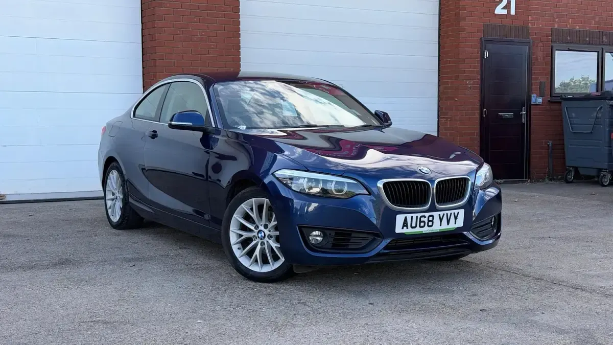 Used BMW 218 Comfort Edition 2018 Blue Coupe
