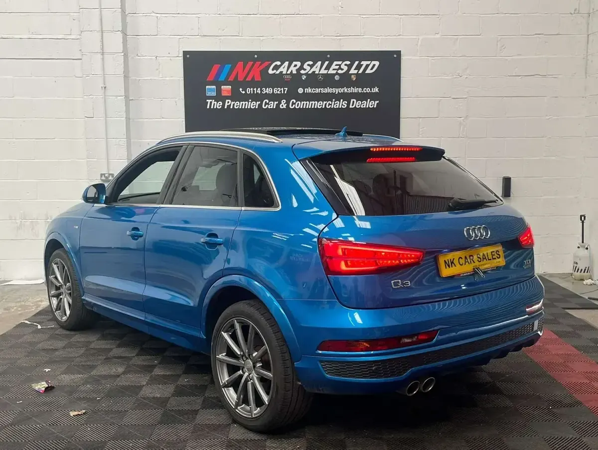 Used Audi Q3 S-line plus 184 HP (135 kW) 2015 Blue SUV