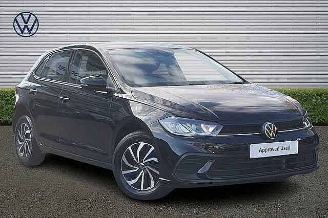 Used VW Polo Life 95 HP (69 kW) 2022 Black Hatchback
