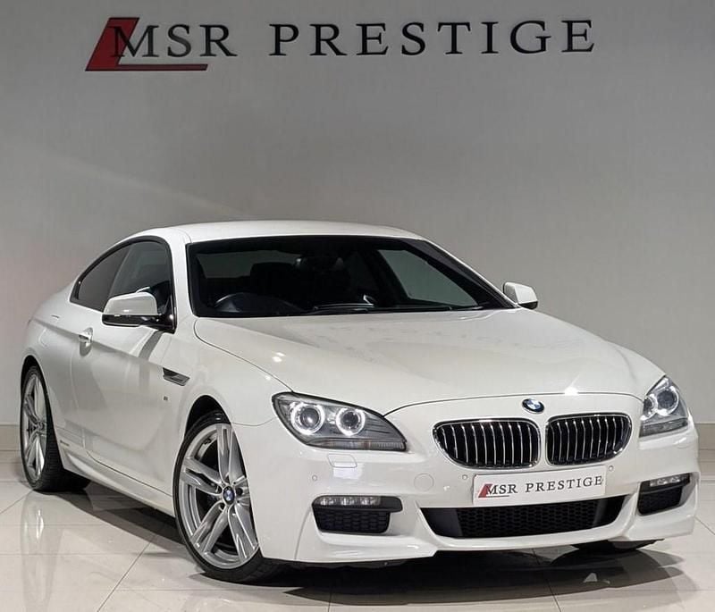 White Used 2014 BMW 640 M Sport Coupe | £10,995 (Fair price) - Image 1/4