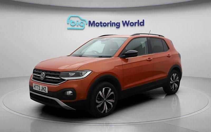 Used VW T-Cross Black Edition 110 HP (80 kW) 2024 Orange SUV