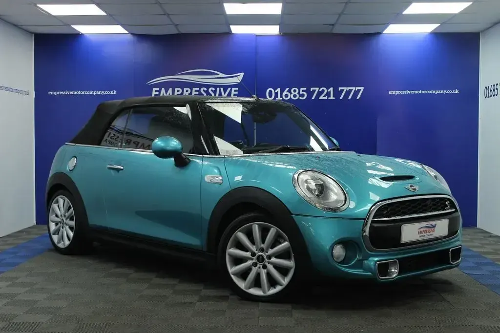 Used Mini Cooper S Cabriolet 192 HP (141 kW) 2016 Turquoise Cabriolet