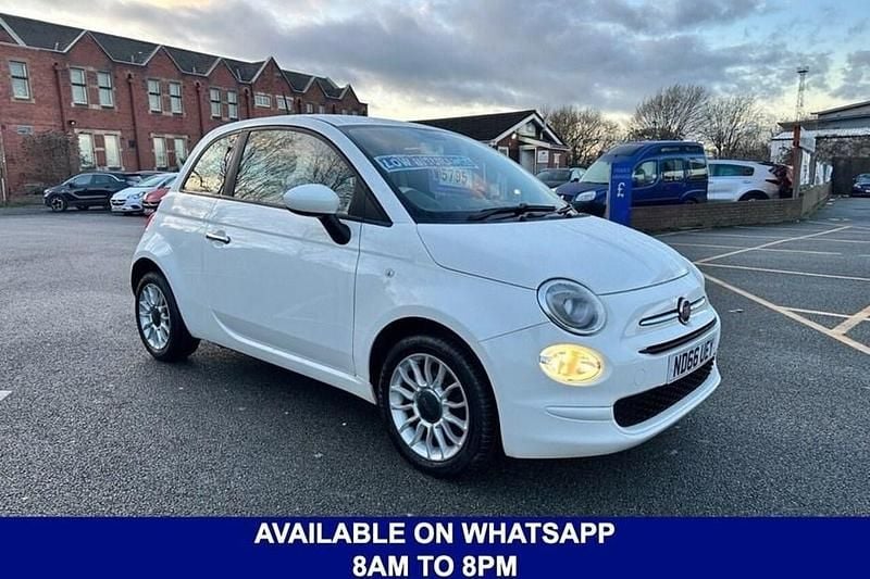 Used Fiat 500 Pop Star 69 HP (50 kW) 2017 White Hatchback