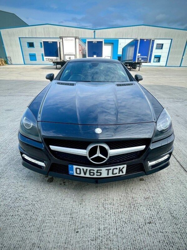 Black Used 2015 Mercedes SLK200 AMG Cabriolet | £11,200 (Expensive) - Image 1/4