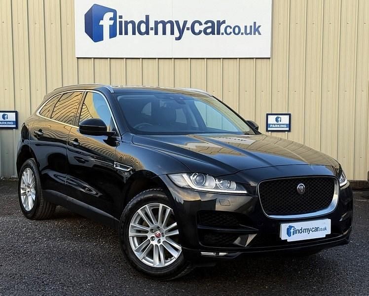 Black Used 2017 Jaguar F-Pace Portfolio SUV | £14,749 (Fair price) - Image 1/2