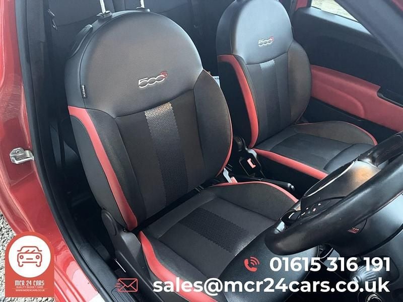 Used Fiat 500C S 69 HP (50 kW) 2014 Red Cabriolet