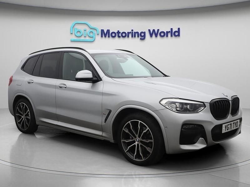 Silver Used 2021 BMW X3 M Sport SUV | £26,670 (Good price) - Image 1/4