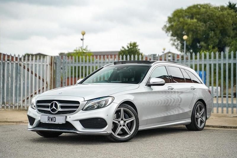 Silver Used 2016 Mercedes C250 AMG Line Premium Plus Estate | £12,995 (Fair price) - Image 1/1