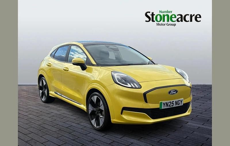 Yellow Used 2025 Ford Puma Gen-E Premium SUV | £22,490 (Fair price) - Image 1/4
