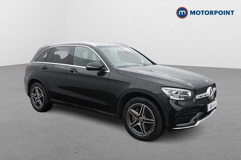 Black Used 2022 Mercedes GLC220 AMG line SUV | £29,199 (Fair price) - Image 1/4