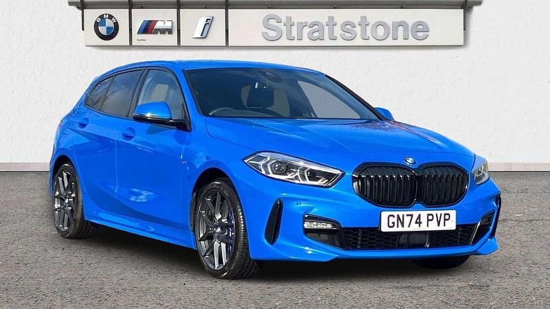 Used BMW 118 M Sport 134 HP (98 kW) 2024 Blue Hatchback