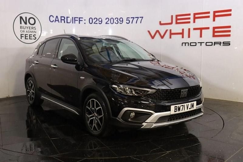 Black Used 2021 Fiat Tipo Cross Hatchback | £11,988 (Fair price) - Image 1/4