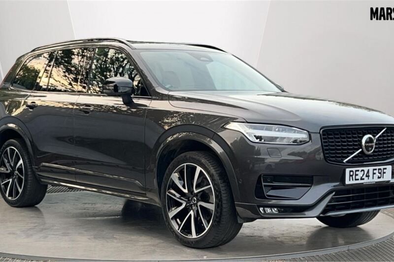 Special metallic platinum grey Used 2024 Volvo XC90 Plus SUV | £48,695 (Fair price) - Image 1/4