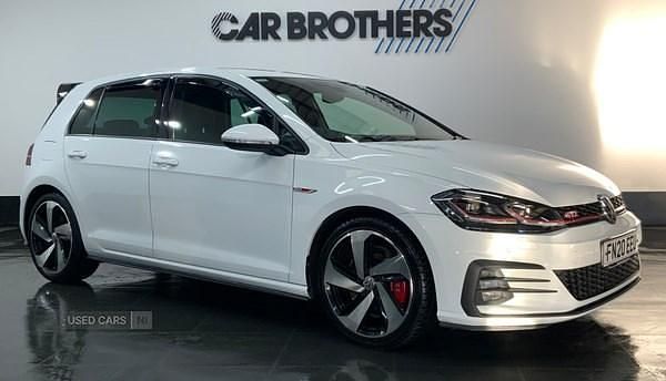 White Used 2020 VW Golf VII GTI Hatchback | £18,995 (Super price) - Image 1/4