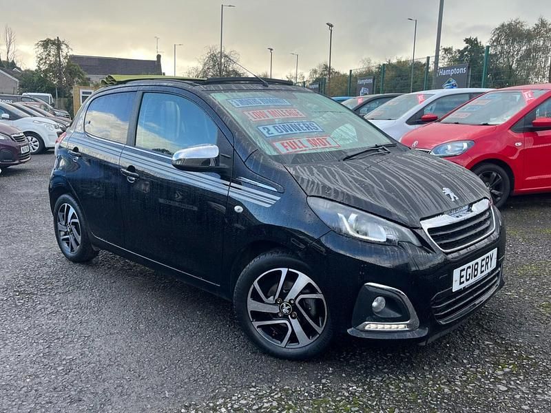 Black Used 2018 Peugeot 108 Collection Hatchback | £7,695 (Fair price) - Image 1/3