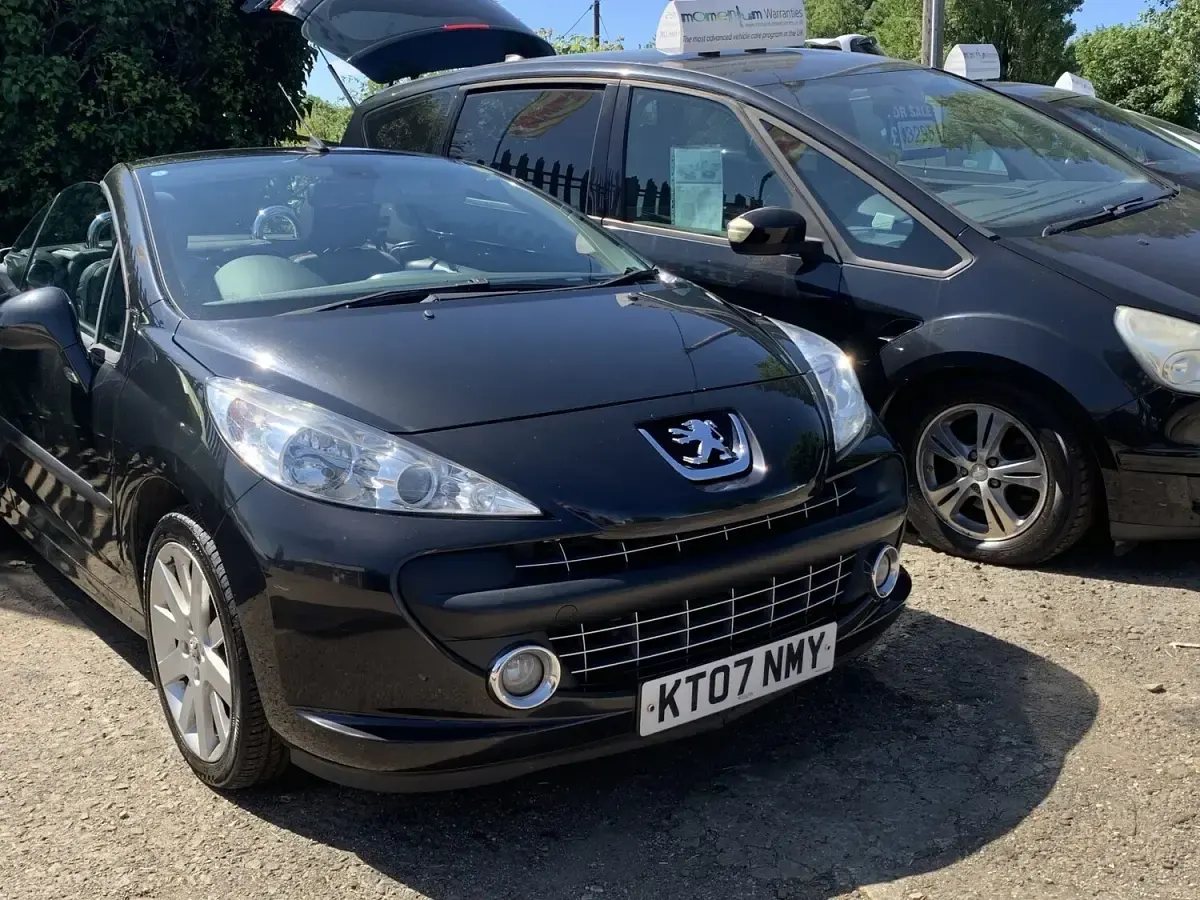Used Peugeot 207 CC GT 2007 Black Cabriolet