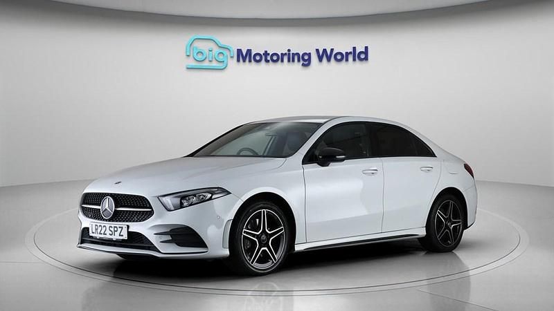Used Mercedes A250 AMG line 2022 White Sedan