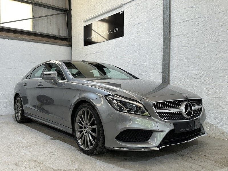 Silver Used 2015 Mercedes CLS220 AMG line Sedan | £14,000 (Fair price) - Image 1/4