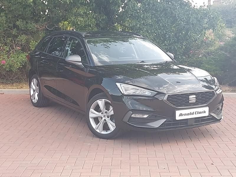 Black Used 2021 Seat Leon FR Estate | £15,798 (Fair price) - Image 1/4