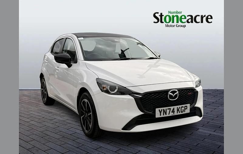 White Used 2024 Mazda 2 Homura-Aka Hatchback | £17,990 (A bit pricey) - Image 1/4