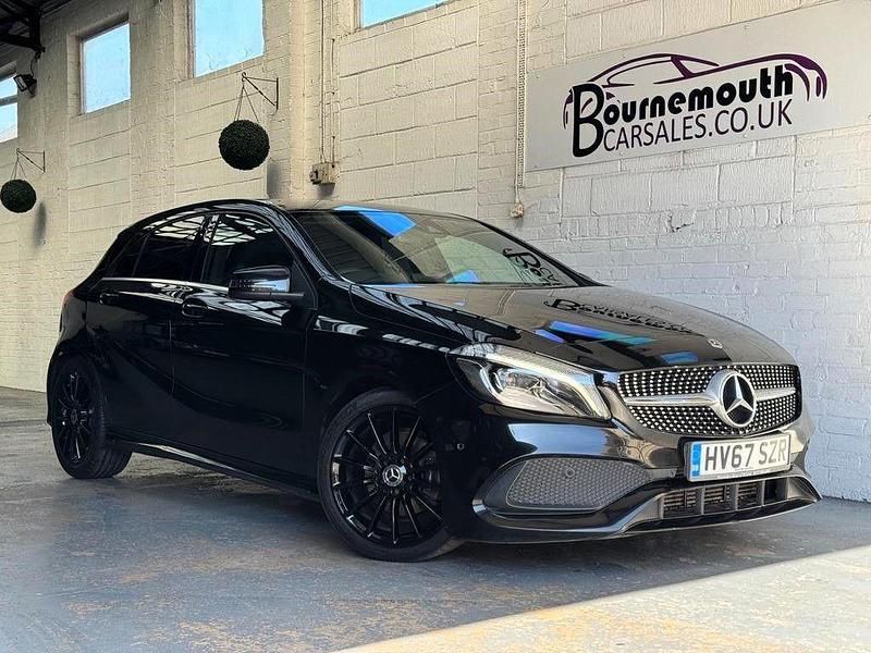 Black Used 2017 Mercedes A200 AMG Line Premium Hatchback | £12,695 (A bit pricey) - Image 1/3
