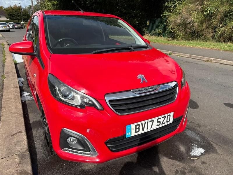 Used Peugeot 108 Allure 82 HP (60 kW) 2017 Red Hatchback
