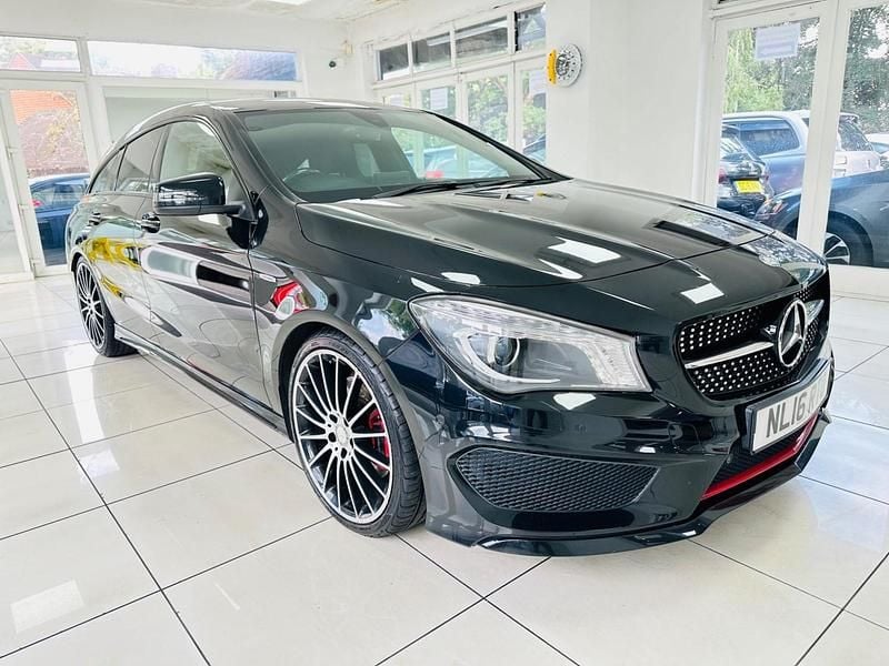 Black Used 2016 Mercedes CLA250 Shooting Brake AMG Estate | £11,000 - Image 1/4