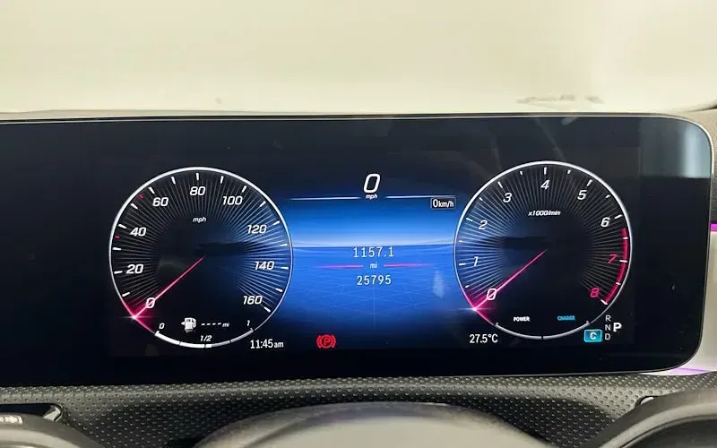 Used Mercedes A200 AMG line 163 HP (119 kW) 2023 Black Hatchback