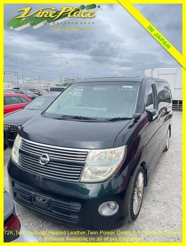 Black Used 2008 Nissan Elgrand MPV | £9,500 (Fair price) - Image 1/3