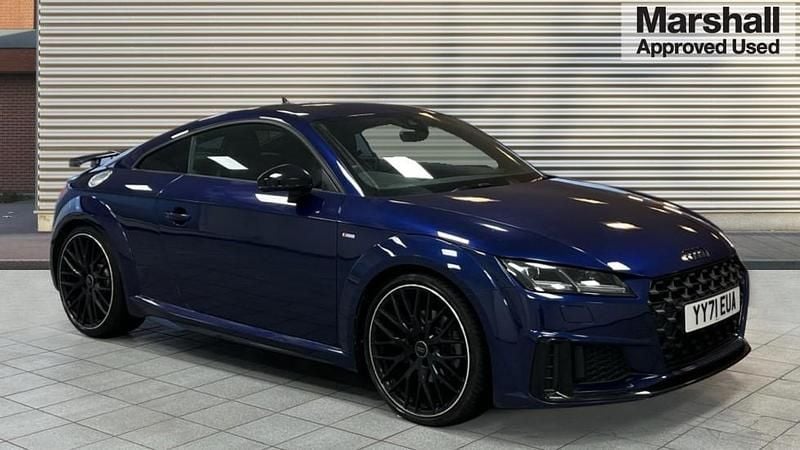 Used Audi TT Black Edition 197 HP (144 kW) 2021 Blue Coupe