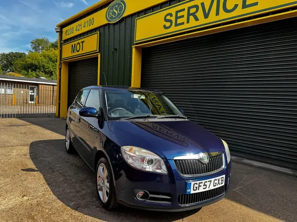 Used Skoda Fabia 2007 Blue Hatchback