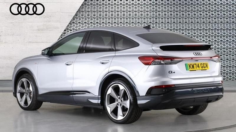 Used Audi Q4 e-tron Black Edition 210 kW (286 HP) 2024 Silver SUV