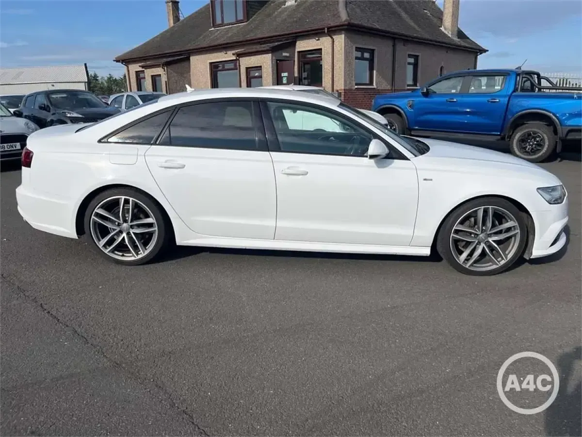 Used Audi A6 Black Edition 190 HP (139 kW) 2016 White Sedan