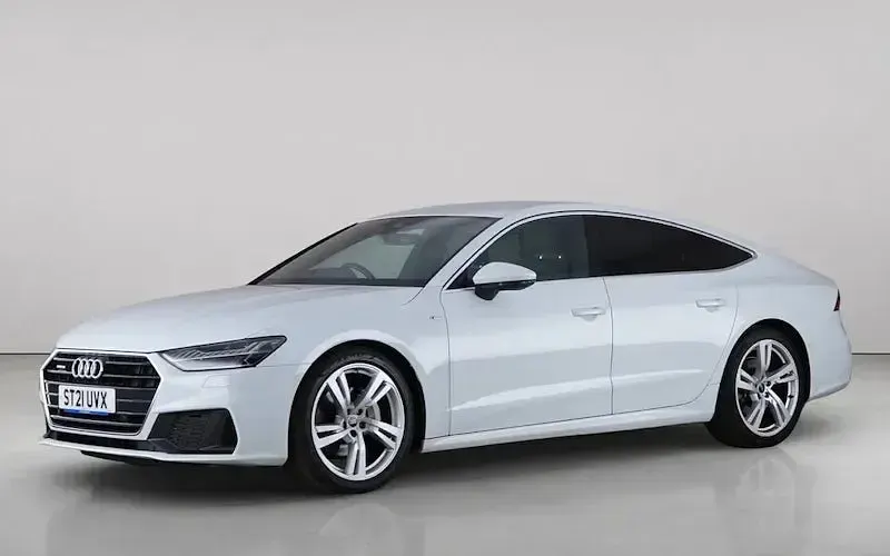 Used Audi A7 Sportback S-Line 245 HP (180 kW) 2021 White Hatchback