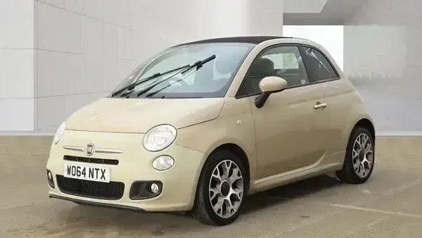 Used Fiat 500C S 69 HP (50 kW) 2015 Brown Cabriolet