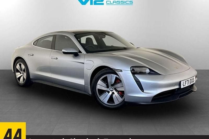 Used Porsche Taycan Performance Package 11 kW (15 HP) 2021 Silver Sedan