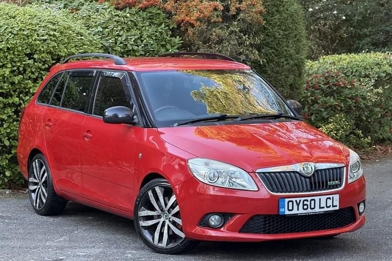 Red Used 2010 Skoda Fabia vRS Estate | £3,850 (Fair price) - Image 1/1