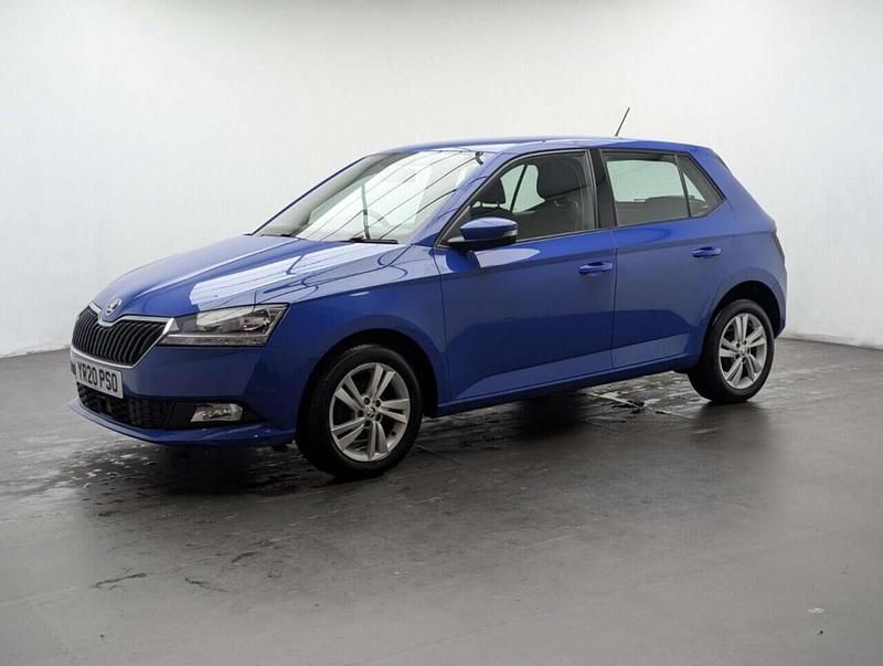Used Skoda Fabia SE 60 HP (44 kW) 2020 Blue Hatchback