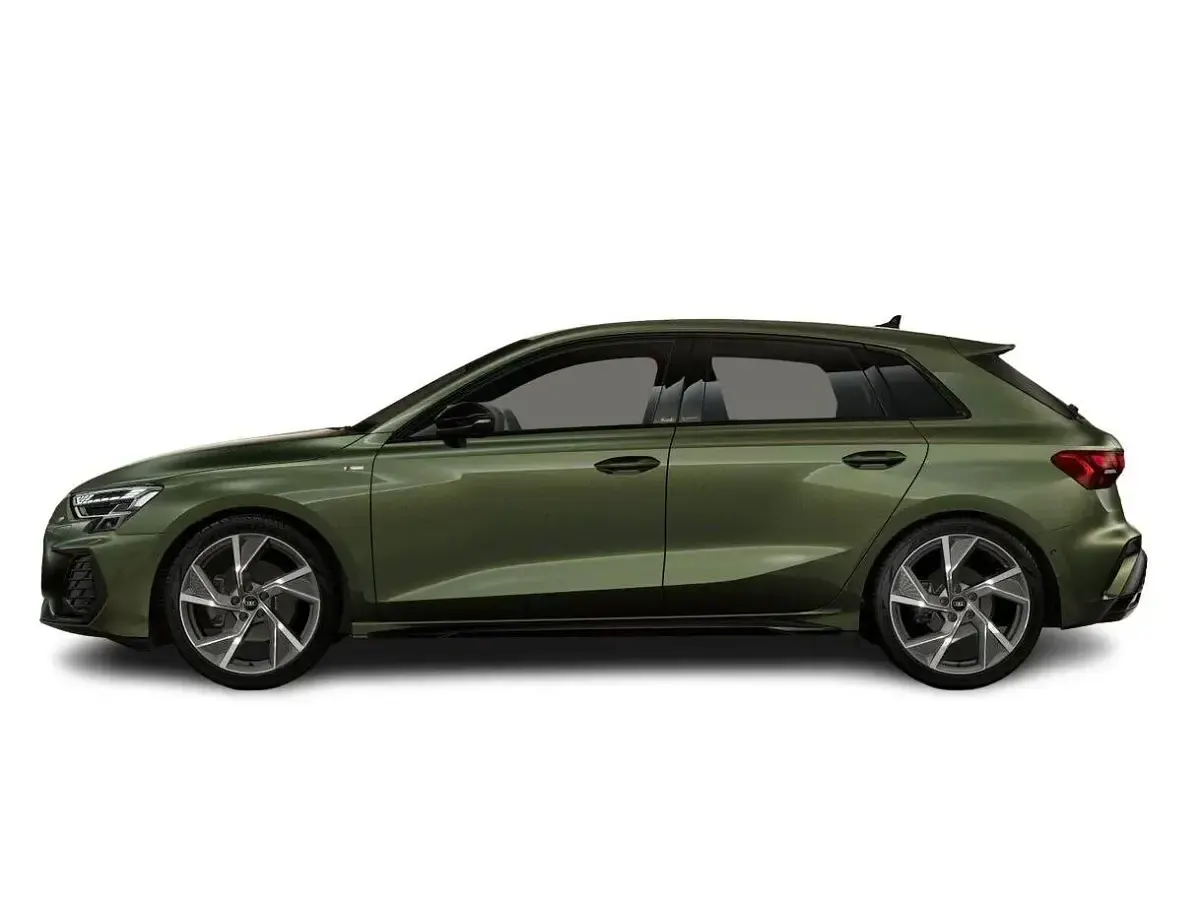 New Audi A3 Sportback Black Edition 2026 Green Hatchback