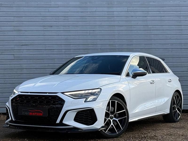 Used Audi S3 Sportback Advanced 310 HP (228 kW) 2022 White Hatchback