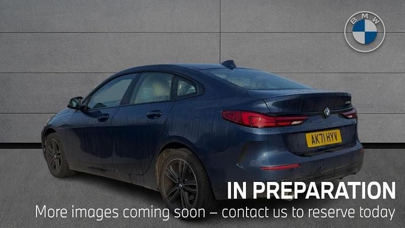 Used BMW 218 Sport Line 134 HP (98 kW) 2021 Blue Coupe
