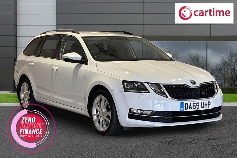 Used Skoda Octavia SE L 150 HP (110 kW) 2019 White Estate