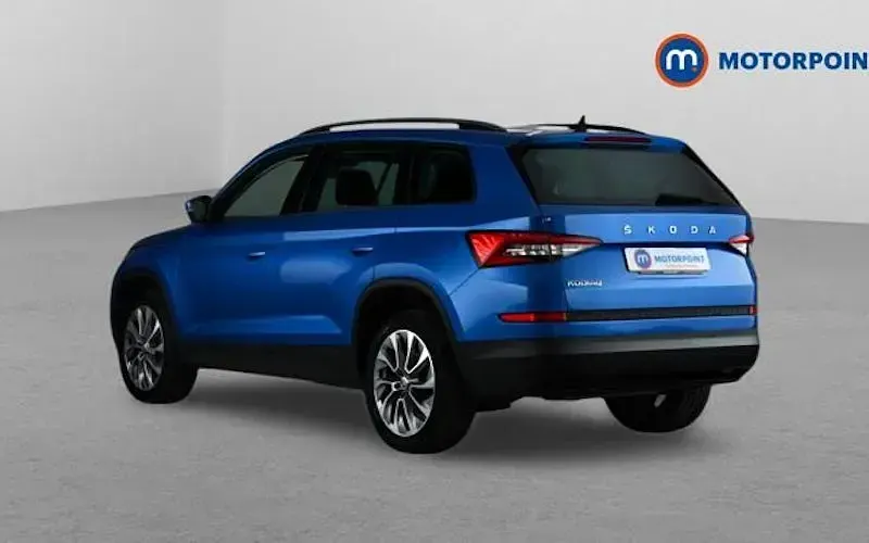 Used Skoda Kodiaq SE Drive 150 HP (110 kW) 2021 Blue SUV