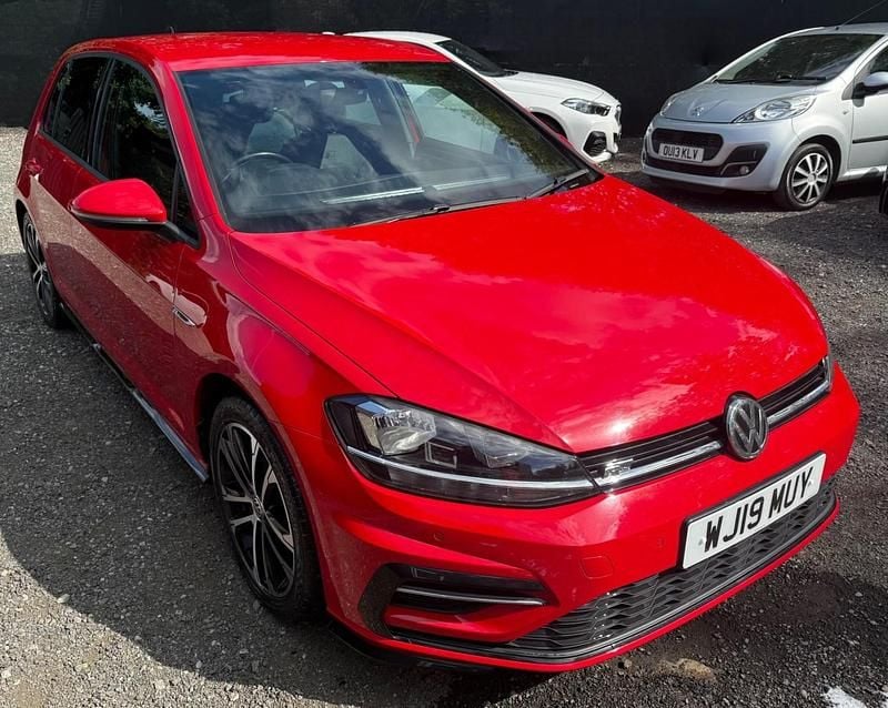 Red Used 2019 VW Golf VII R-line Hatchback | £9,395 (Super price) - Image 1/4