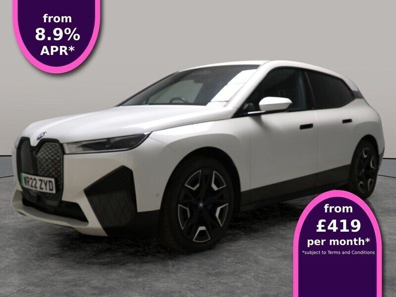 White Used 2022 BMW iX M Sport SUV | £29,334 (Good price) - Image 1/3