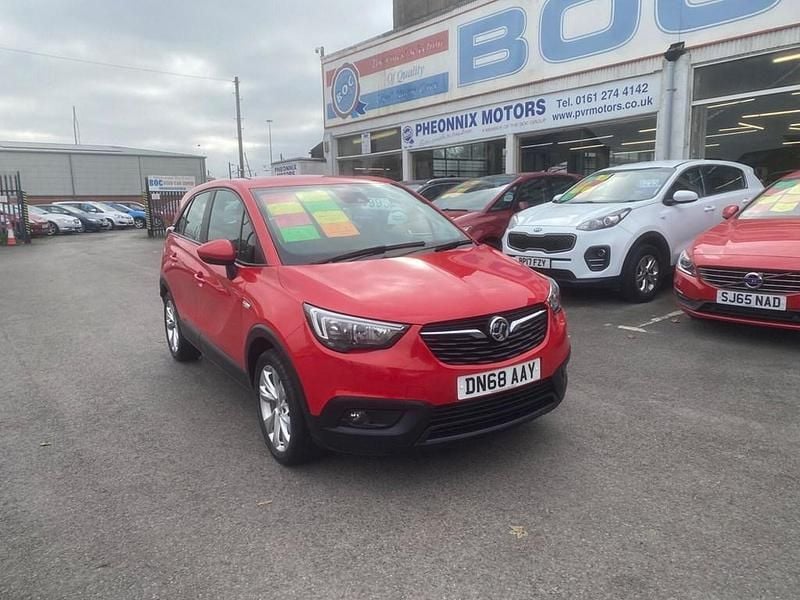 Used Vauxhall Crossland X 81 HP (59 kW) 2018 Red SUV