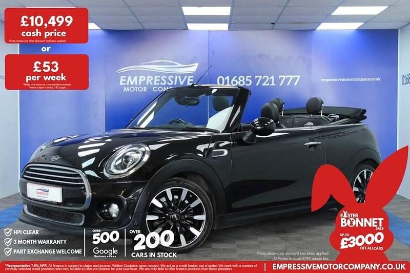 Used Mini Cooper Cabriolet Exclusive 136 HP (100 kW) 2019 Black Cabriolet