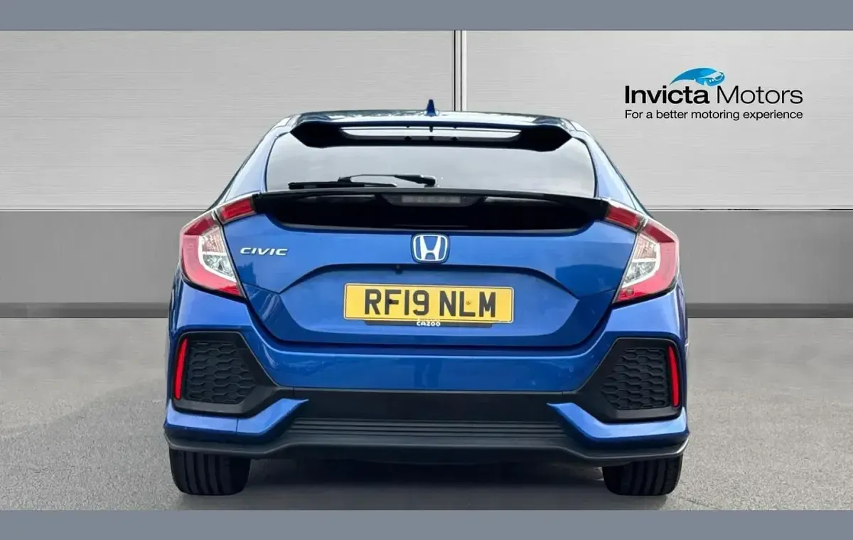 Used Honda Civic EX 127 HP (93 kW) 2019 Brilliant sporty blue metallic Hatchback