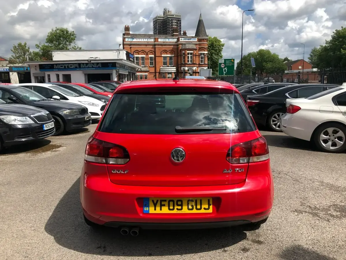 Used VW Golf VI GT 140 HP (102 kW) 2009 Red Hatchback