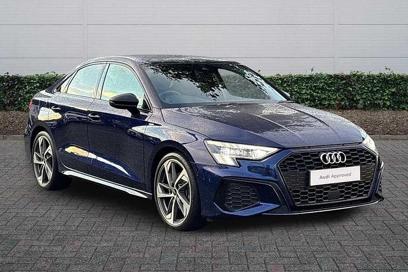 Navarra blue Used 2023 Audi A3 Comfort Sedan | £28,895 (Expensive) - Image 1/4